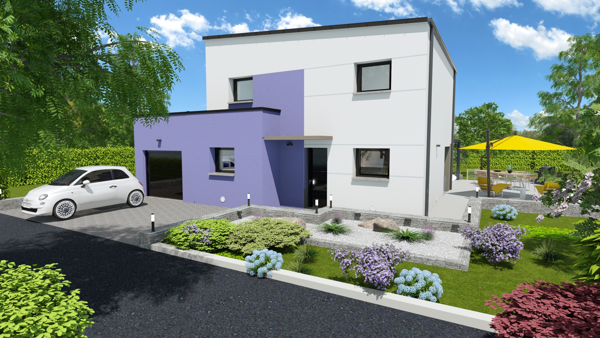 maison contemporaine T5116m2