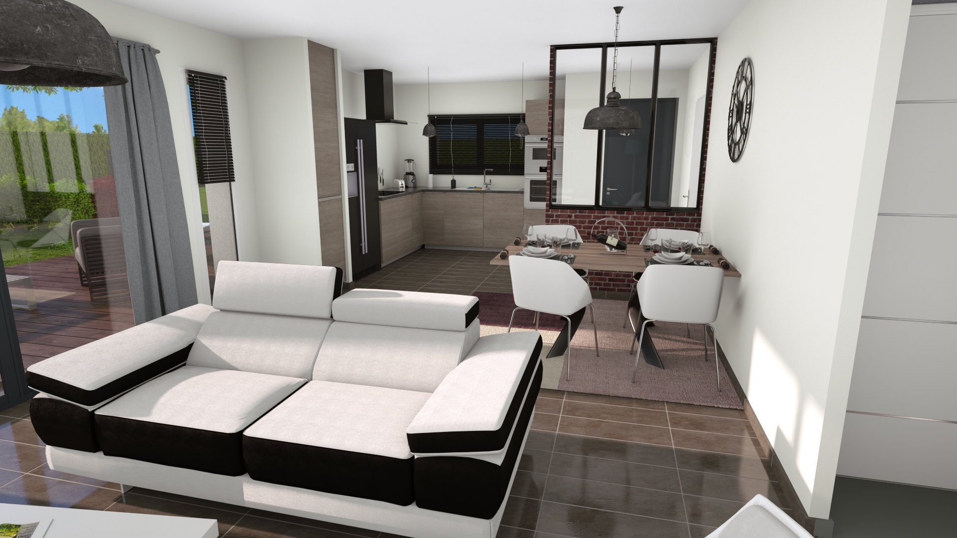 plain pied T3 69m2