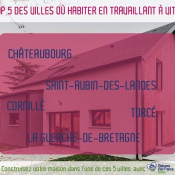 top 5 des villes où travailler en habitant à Vitré