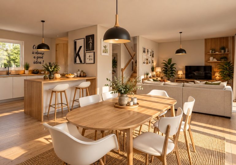 modèle maison ambre intérieur