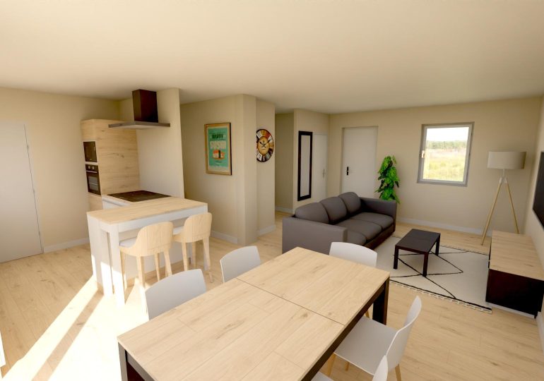 maison étage 4 chambres brocéliande intérieur