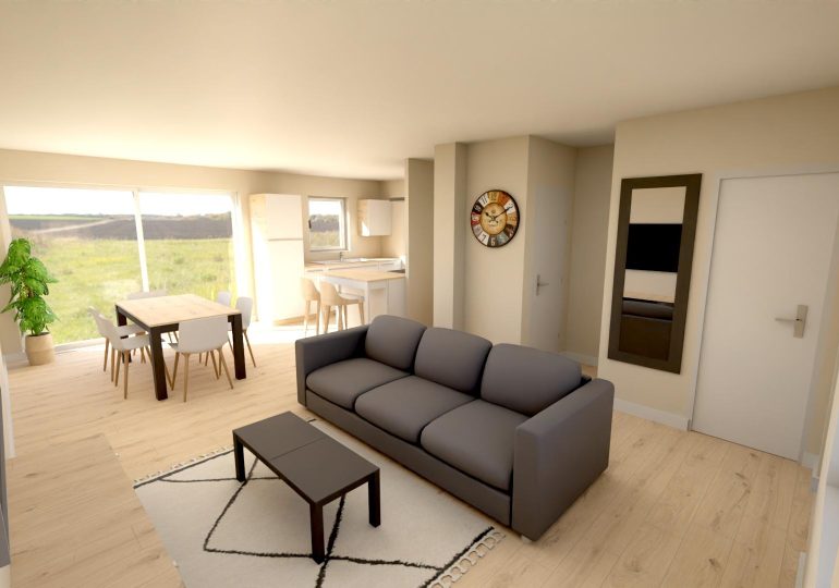 maison étage 4 chambres brocéliande