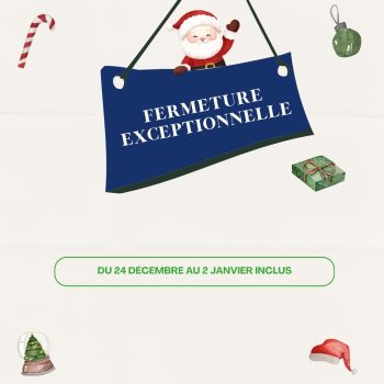 fermeture exceptionnelle