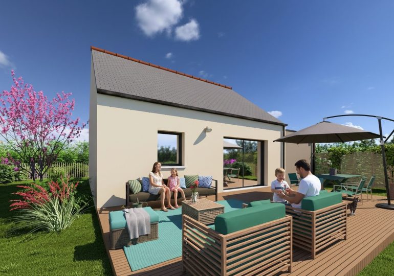 modèle maison plain pied triskell famille