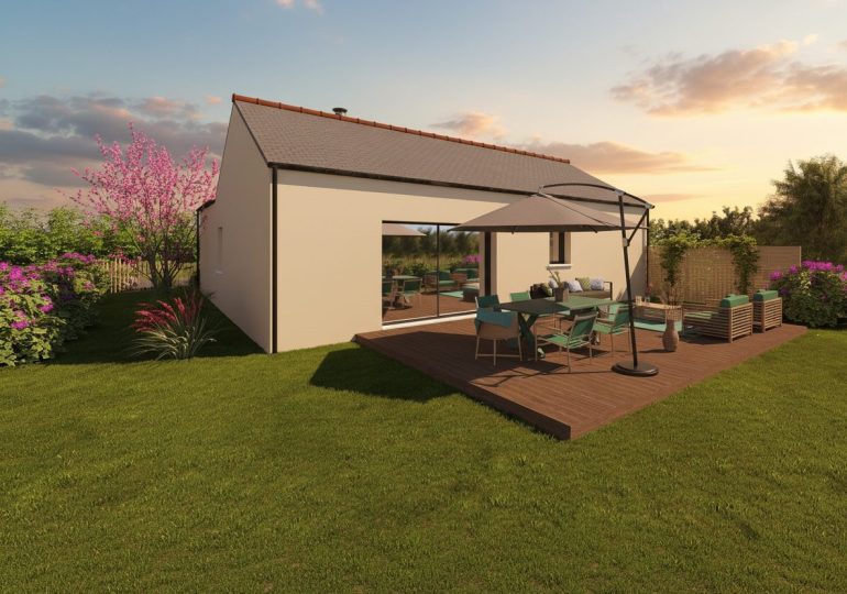 modèle maison cornouaille soleil couchant