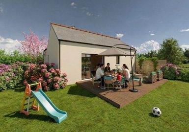 modèle maison cornouaille forme L PALIN PIED