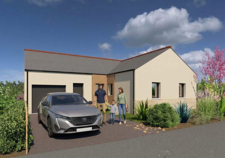 iroise maison plain pied arrière