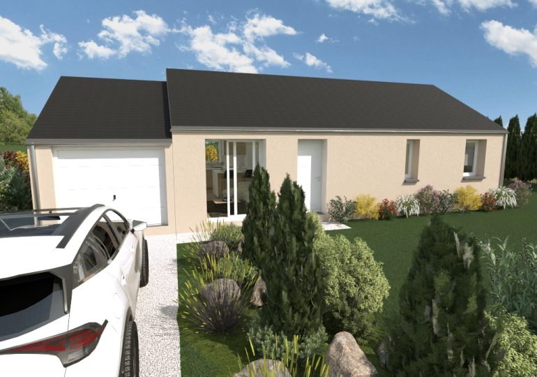 maison modèle molène avec garage